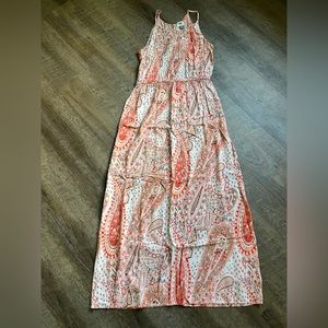 Old Navy Women's Camisole Sun Dress Size Small Floral Paisley Elastic Waist